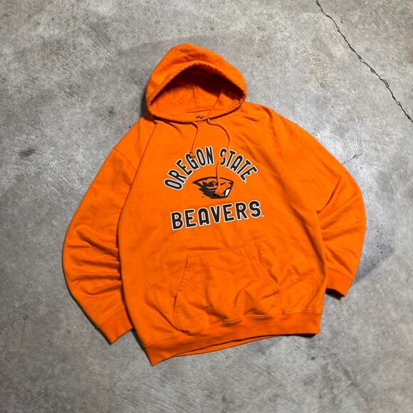 Orange Oregon State Beavers College Logo Hoodie - Picture 2 of 8